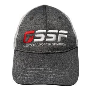 GSSF RO Strapback Trucker Hat Gray One Size Adjustable Glock Professional